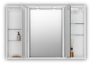 Jokey MDF skříňky KARI Zrcadlová skříňka (galerka) - bílá - š. 90 cm, v. 60,2 cm, hl. 17,3 cm 111312920-0110
