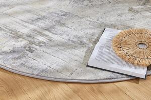 Kulatý koberec Ragolle Argentum 63455 9727 šedý béžový krémový Rozměr: průměr 160 cm