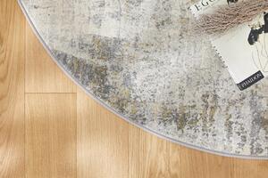 Kulatý koberec Ragolle Argentum 63455 9727 šedý béžový krémový Rozměr: průměr 160 cm