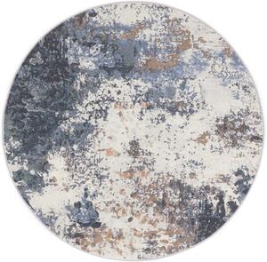 Kulatý koberec Ragolle Argentum 63395 7656 krémový modrý Rozměr: průměr 200 cm