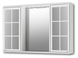 Jokey MDF skříňky NIA Zrcadlová skříňka (galerka) - bílá - š. 90 cm, v. 60,2 cm, hl. 17,3 cm 111512220-0110