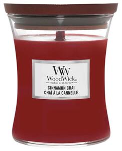 WoodWick Střední vonná svíčka WoodWick, Cinnamon Chai