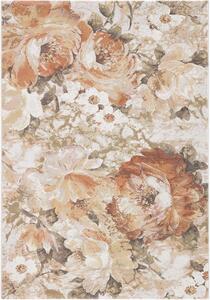 Moderní kusový koberec Ragolle Argentum 63377 9248 Květy béžový Rozměr: 200x290 cm