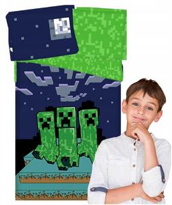 Povlečení 140x200 Minecraft Sssleep Tight, povlak na polštář 50x70