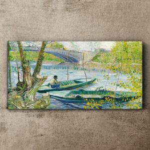 Obraz na plátně Obraz na plátně Rybářský pramen van Gogh