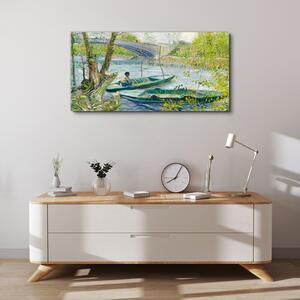 Obraz na plátně Obraz na plátně Rybářský pramen van Gogh