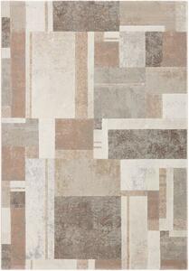 Moderní kusový koberec Ragolle Argentum 63764 6282 Geometrický béžový Rozměr: 200x290 cm