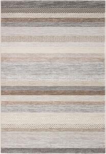 Moderní kusový koberec Ragolle Argentum 63844 9293 Pruhy béžový hnědý Rozměr: 160x230 cm