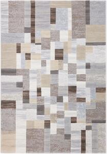 Moderní kusový koberec Ragolle Argentum 63817 6243 Geometrický béžový Rozměr: 160x230 cm