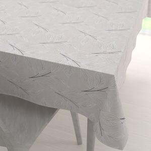 Biante Dekorační obdélníkový ubrus Leona LN-164 Pnoucí lístky na režném 130x200 cm
