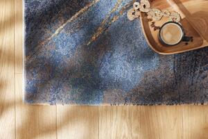 Moderní kusový koberec Ragolle Argentum 63529 2626 Abstraktní modrý krémový Rozměr: 160x230 cm