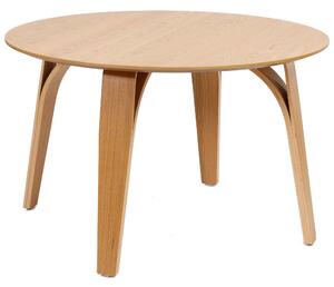 MAZZONI EXPORT BOLZANO 1200 Přírodní Dub - KULATÝ DŘEVĚNÝ STŮL DO KUCHYNĚ JÍDELNY OBÝVACÍHO POKOJE MODERN CLASSIC