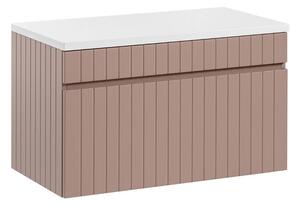 Koupelnová skříňka s deskou ICONIC Rose D80/2 | 80 cm