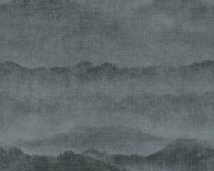 A.S. Création | Vliesová tapeta na zeď Paradise Garden 36714-2 | 0,53 x 10,05 m | černá, šedá