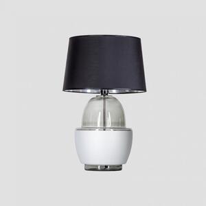 4concepts Designová stolní lampa ARIEL ANTHRACITE SILVER Barva: Bílá