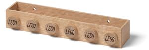 Dětská nástěnná police z dubového dřeva LEGO® Wood