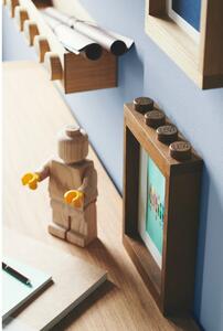 Fotorámeček z tmavě mořeného dubového dřeva LEGO® Wood