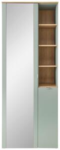 SKŘÍŇ NA ODĚV, šalvějově zelená, dub artisan, 78/202/38 cm Xora - Šatní skříně, Online Only