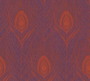 A.S. Création | Vliesová tapeta na zeď Absolutly Chic 36971-5 | 0,53 x 10,05 m | fialová, oranžová