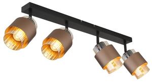 Globo 15560-4C přisazené stropní svítidlo MILLEY E27 | černá