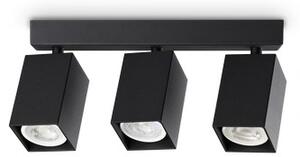 Stropní svítidlo 3x GU10 čierna IP20 Ideal Lux DYNAMITE 371276