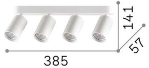 Stropní svítidlo 4x GU10 mosadzná IP20 Ideal Lux DYNAMITE 371351