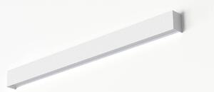 Rovné nástěnné svítidlo M, 92 cm, bílé