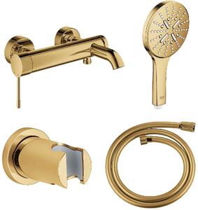 Sada vanová baterie Grohe Essence 33624GL1, sprchová hlavice Grohe Rainshower 26574GL0, 27074GL0, 28362GL1