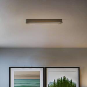 Nowodvorski Lighting Stropní světlo Soft, 63 x 6 cm, grafit, hliník, G13, Černá, Obývací pokoj / jídelna, Hliník, Moderní