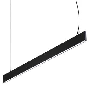 Závěsné svítidlo LED 4000K čierna IP20 Ideal Lux STEEL 369020