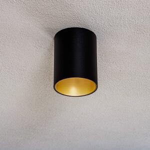 Nowodvorski Lighting Stropní světlo Eye Tone, černá/zlatá, stmívatelný, Černá, Obývací pokoj / jídelna, kov, Moderní