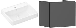 Sada skříňka Hansgrohe Xilesa E 54253760, umyvadlo Hansgrohe Xanuia Q 60133450