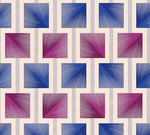 Vinylová tapeta na zeď Adelaide 34068-3 | 0,53 x 10,05 m | modrá, fialová, krémová, šedá | A.S. Création