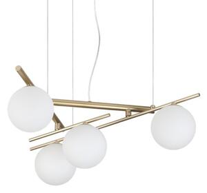 Závěsné svítidlo 4x G9 zlatá IP20 Ideal Lux ATLAS 365107