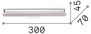 Nástěnné svítidlo LED 3000K měděná IP20 Ideal Lux DORICA 366333