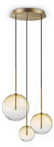 Závěsné svítidlo 3x G4 jantarová IP20 Ideal Lux EQUINOXE 364827