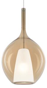 Závěsné svítidlo 2x E27 jantarová IP20 Ideal Lux KALIQUE 359632