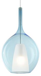 Závěsné svítidlo 2x E27 modrá IP20 Ideal Lux KALIQUE 359694