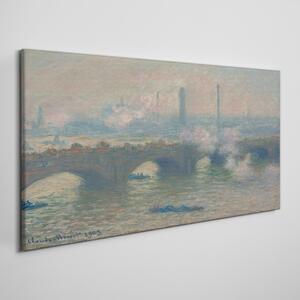 Obraz na plátně Obraz na plátně Waterloo šedé mince most