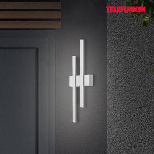 LED venkovní nástěnné Graz nepřímé 2zdroje stříbro