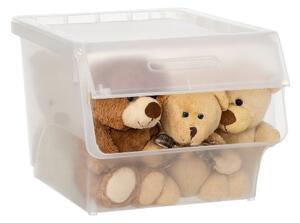 5Five® Úložný box ALL IN BOX s děleným víkem, 34l - 38 x 45,5 x 31 cm