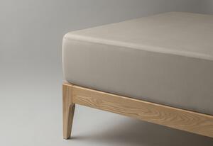 Velfont HPU Respira 2v1 matracový chránič a prostěradlo Barva: taupe - šedohnědá, Rozměr: 80 x 200 cm