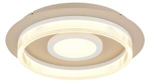 Globo 48046D1 LED přisazené stropní svítidlo ZARA | 24W integrovaný LED zdroj | 1240lm | 3000K | béžová