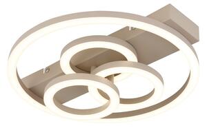 Globo 48040-40SA LED přisazené stropní svítidlo DARRYL | 40W integrovaný LED zdroj | 2095lm | 3000/4000/6000K | béžová