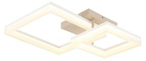 Globo 48047D LED přisazené stropní svítidlo ZARA | 24W integrovaný LED zdroj | 1800lm | 3000K | béžová