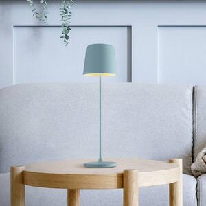 Dobíjecí stolní lampa Kaami LED, stmívatelná, světle modrá