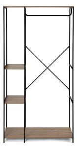 Černá ocelová předsíňová sestava 90x170x40 cm Aris – Bonami Essentials