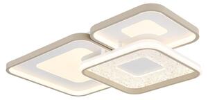 Globo 48097-62 LED přisazené stropní svítidlo MOSAIKO | 55W integrovaný LED zdroj | 2900lm | 2700-6000K | dálkové ovládání | stmívač | béžová