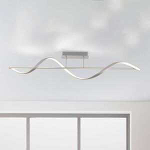 Q-Smart-Home Paul Neuhaus Q-Swing LED stropní světlo, ocel, stmívatelný, Hliník / šedá / zinek, Obývací pokoj / jídelna, Hliník, Moderní
