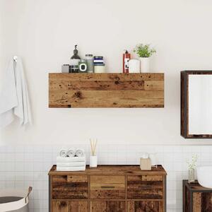 Koupelnová nástěnná skříňka old wood 100 x 25 x 30 cm kompozit
